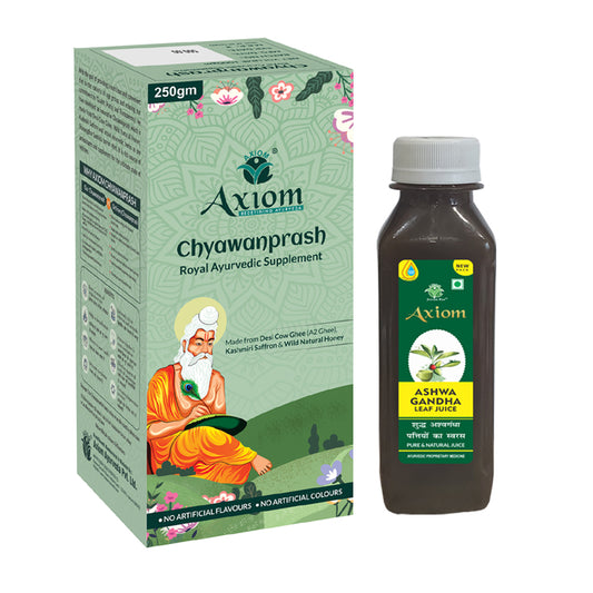 Axiom Chyawanprash 250gm & Ashwagandha Leaf juice